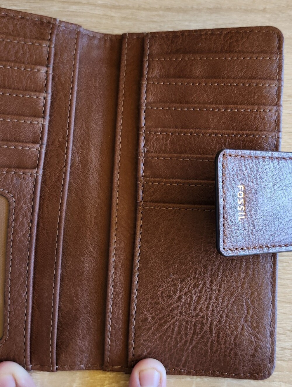 Fossil Chestnut Brown Leather Women's Wallet - Picture 8 of 8